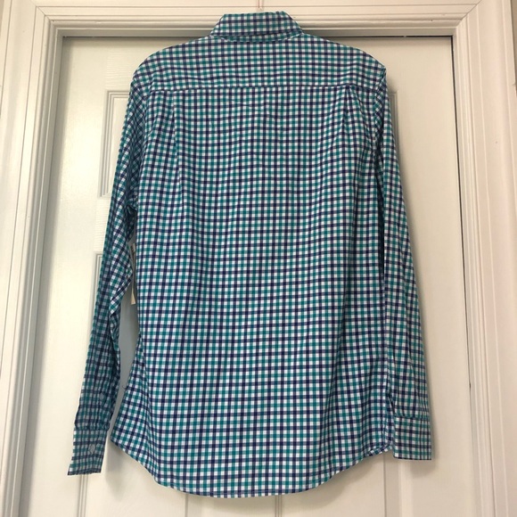 NWT Men’s Chor Slim Fit Button-Up Long Sleeve Check Plaid Pocket Shirt - Picture 5 of 16